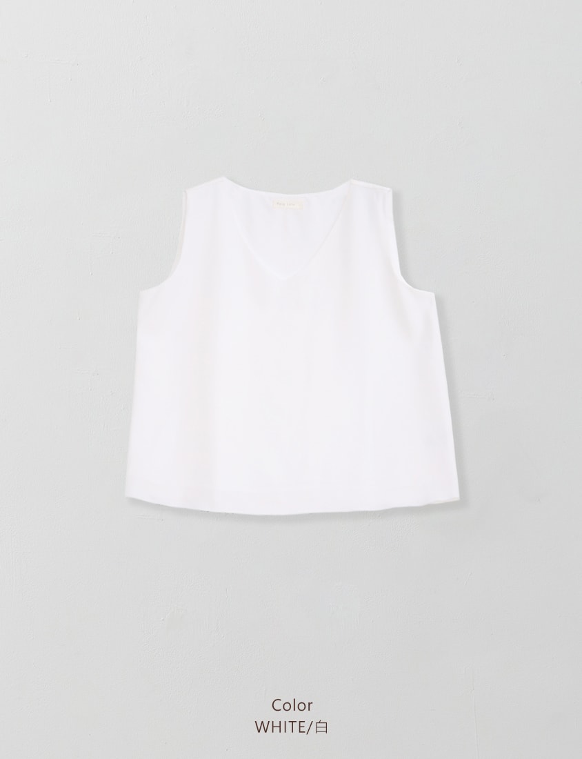 MISS. Minimal V-Neck Chiffon Wide Strap Plus Size Tank Top