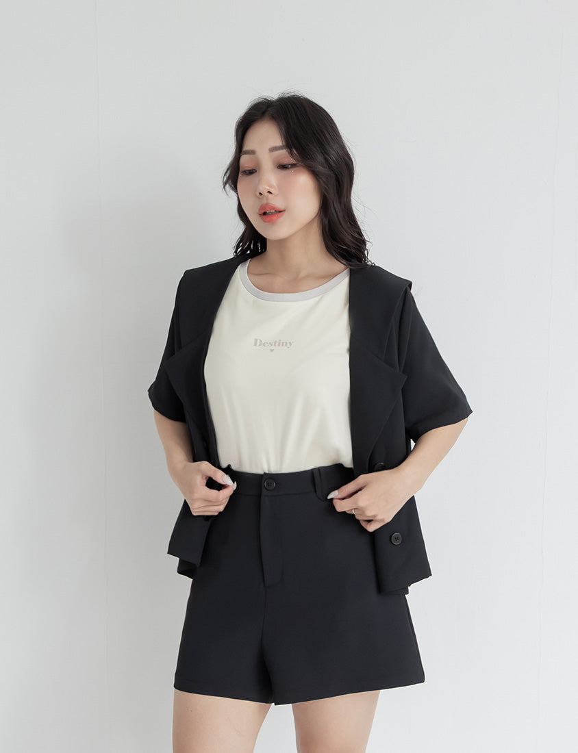 Instant Cooling Flocked Oversized Plus Size Tee