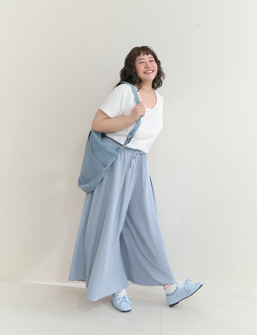 Upgraded 2.0! U-Neck Plus Size Slim Tee