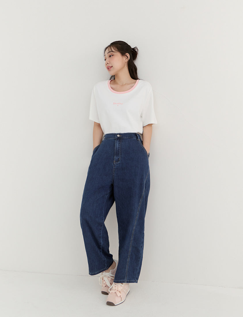 Pear-Shaped Friendly! Perfect Fit Plus Size Curved Leg Jeans