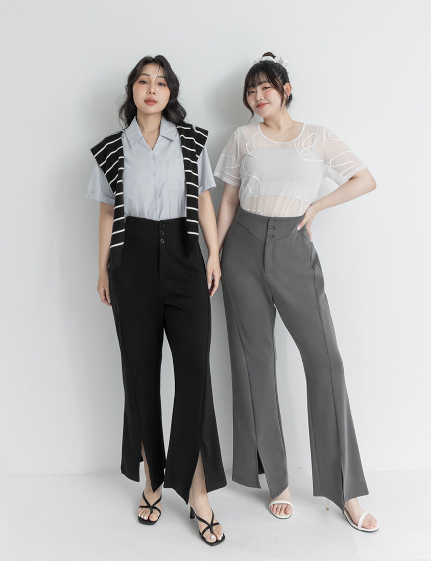 Instant Cool Cloud Cotton Plus Size Flare Pants (Short)