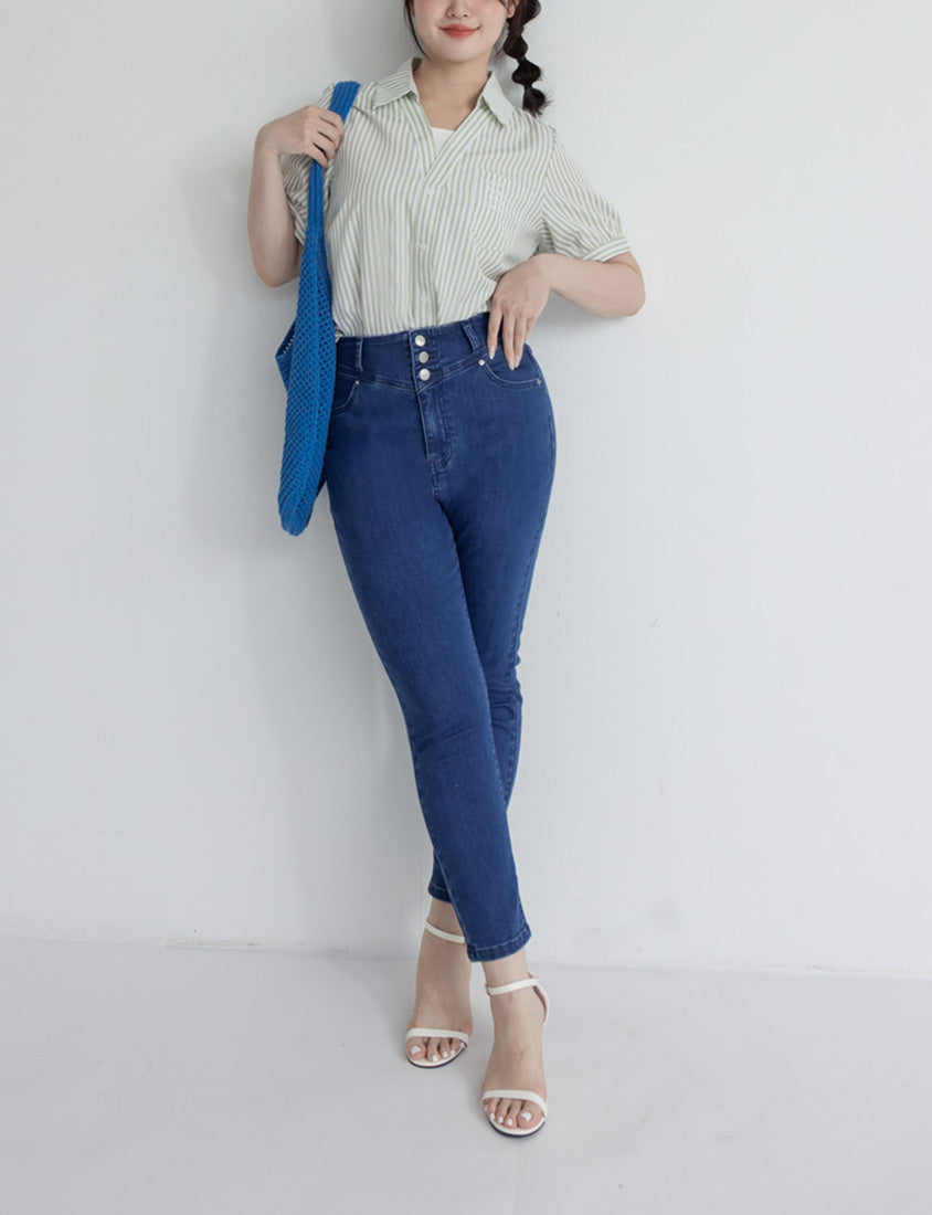 Cooling Tech Leg-Lengthening Plus Size Jeans