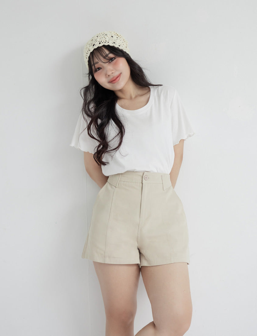 Playful Bubble Plaid Plus Size Two-Piece Set