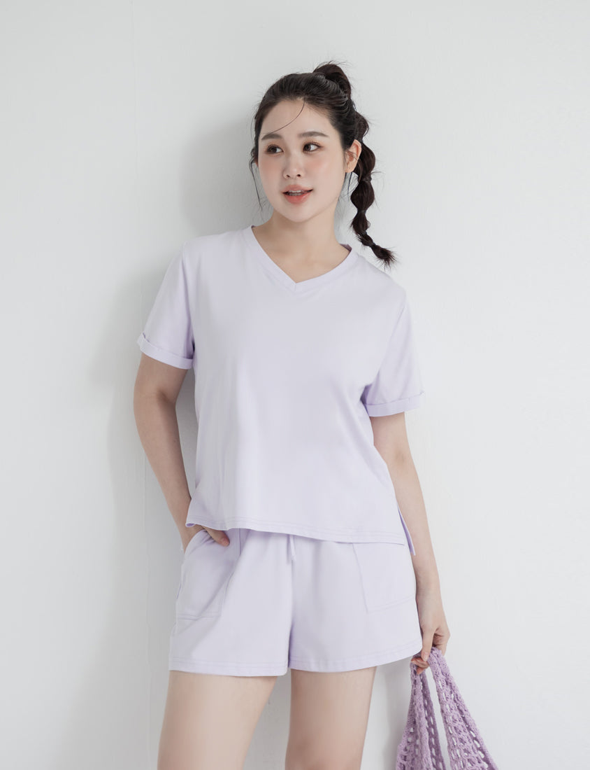 Instant Icy Cooling Sorona Drawstring Plus Size Shorts