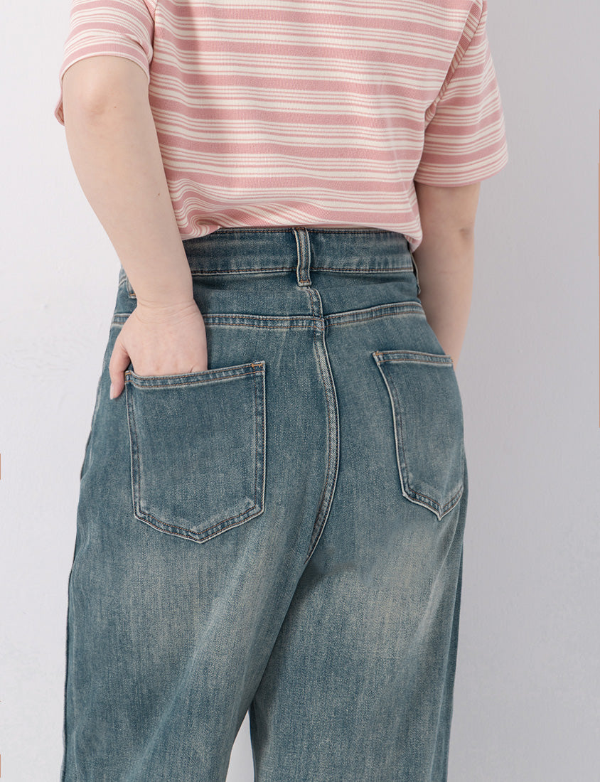 Perfect Long-Leg Stretchy Plus Size Jeans (Short)