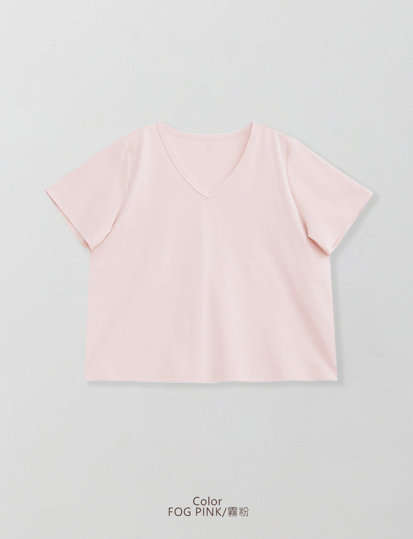 Upgraded 2.0! V-Neck Plus Size Slim Tee