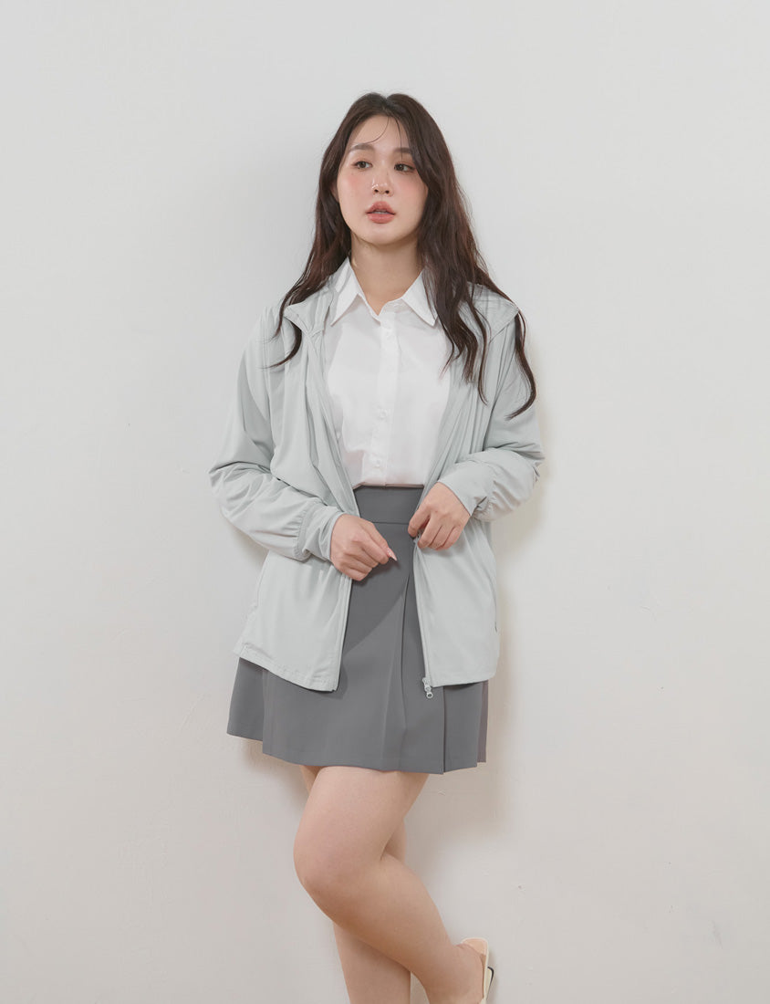 Icy Cooling Minimal Sun Protection Plus Size Shirt