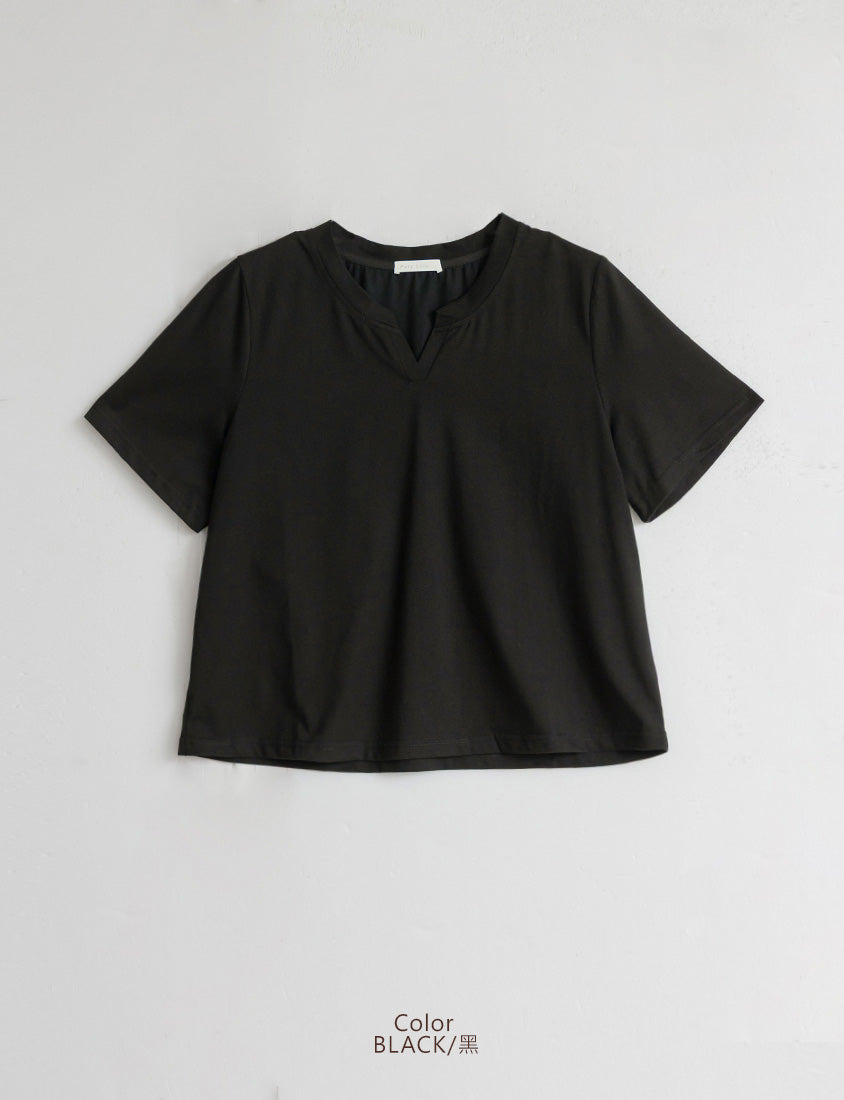 MISS. Silky Cool V-Neck Plus Size Tee