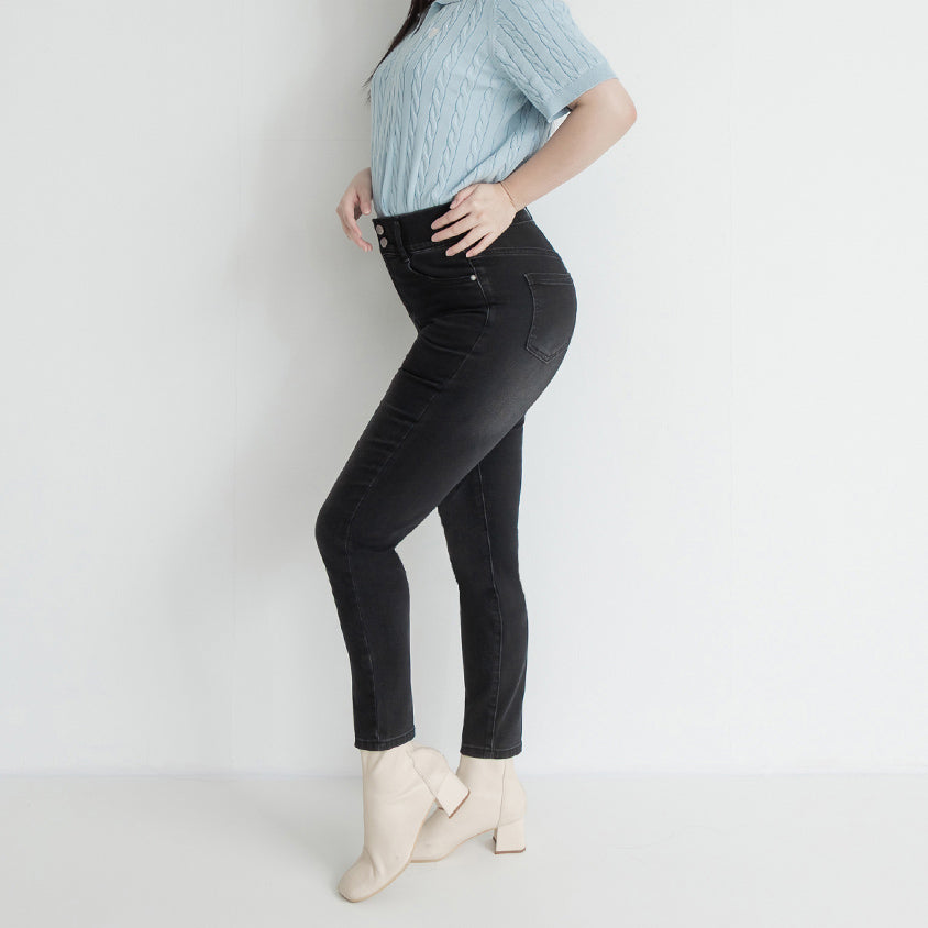 Push-Up High Waist Tummy-Control Plus Size Jeans
