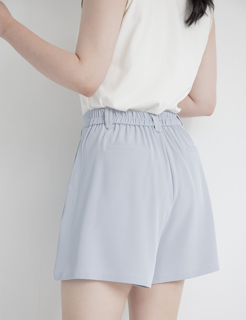 MISS. Silky Cooling A-Line Plus Size Tailored Shorts