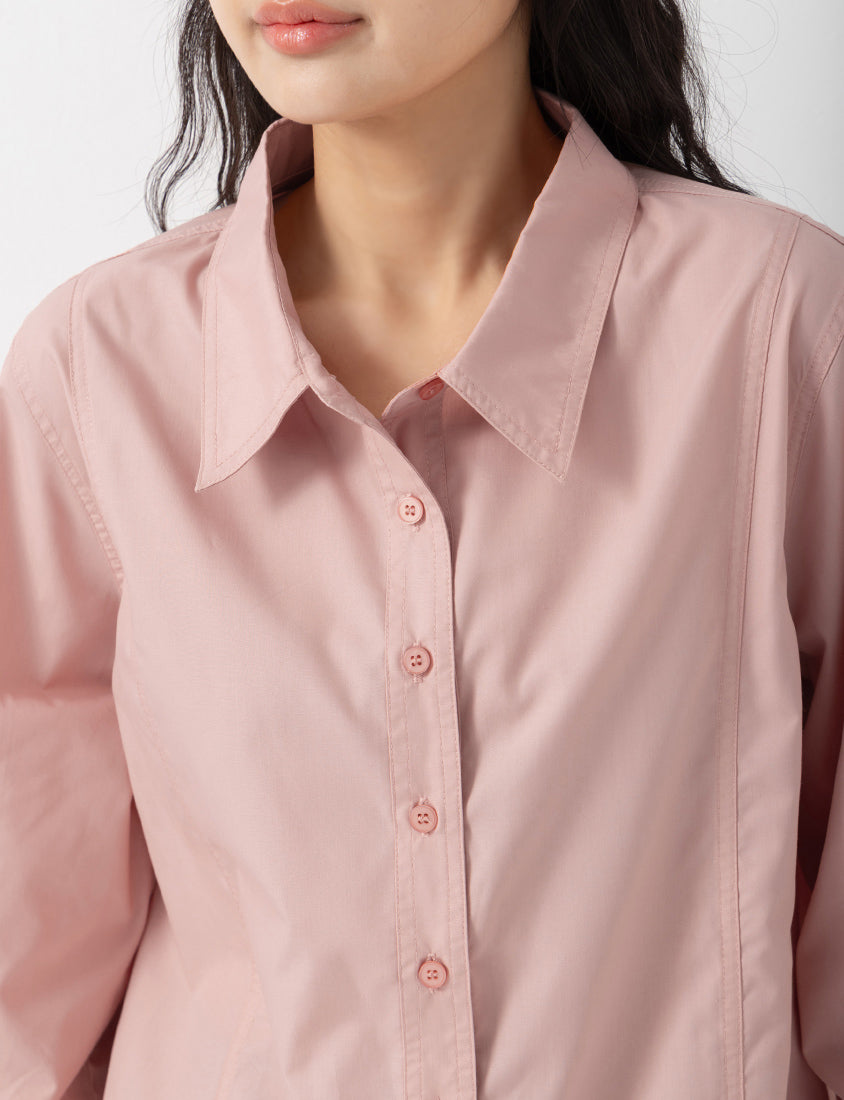 Pear-Shaped Friendly! Perfect Fit Seamed Versatile Plus Size Shirt