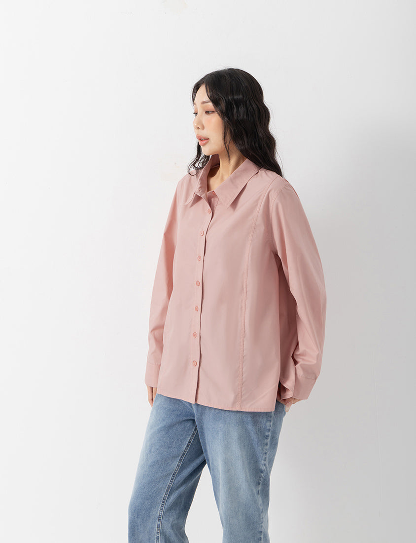 Pear-Shaped Friendly! Perfect Fit Seamed Versatile Plus Size Shirt