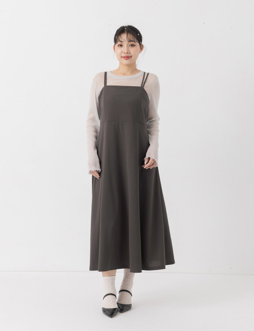 MISS. Elegant Strapless Criss-Cross Plus Size Strap Dress