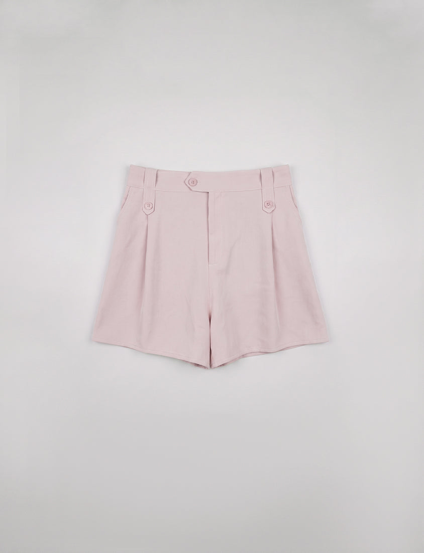 Contrast Stitch Lightweight Utility Chiffon Plus Size Shorts
