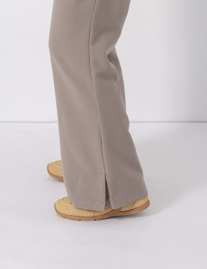 Perfect Proportion Slim Fit Plus Size Flared Trousers (Regular)