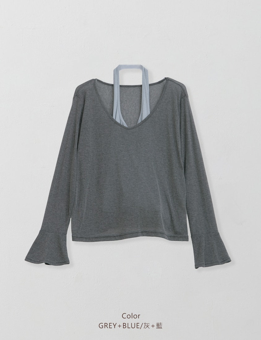 MUA! Sultry Open-Back Plus Size Two Piece Top