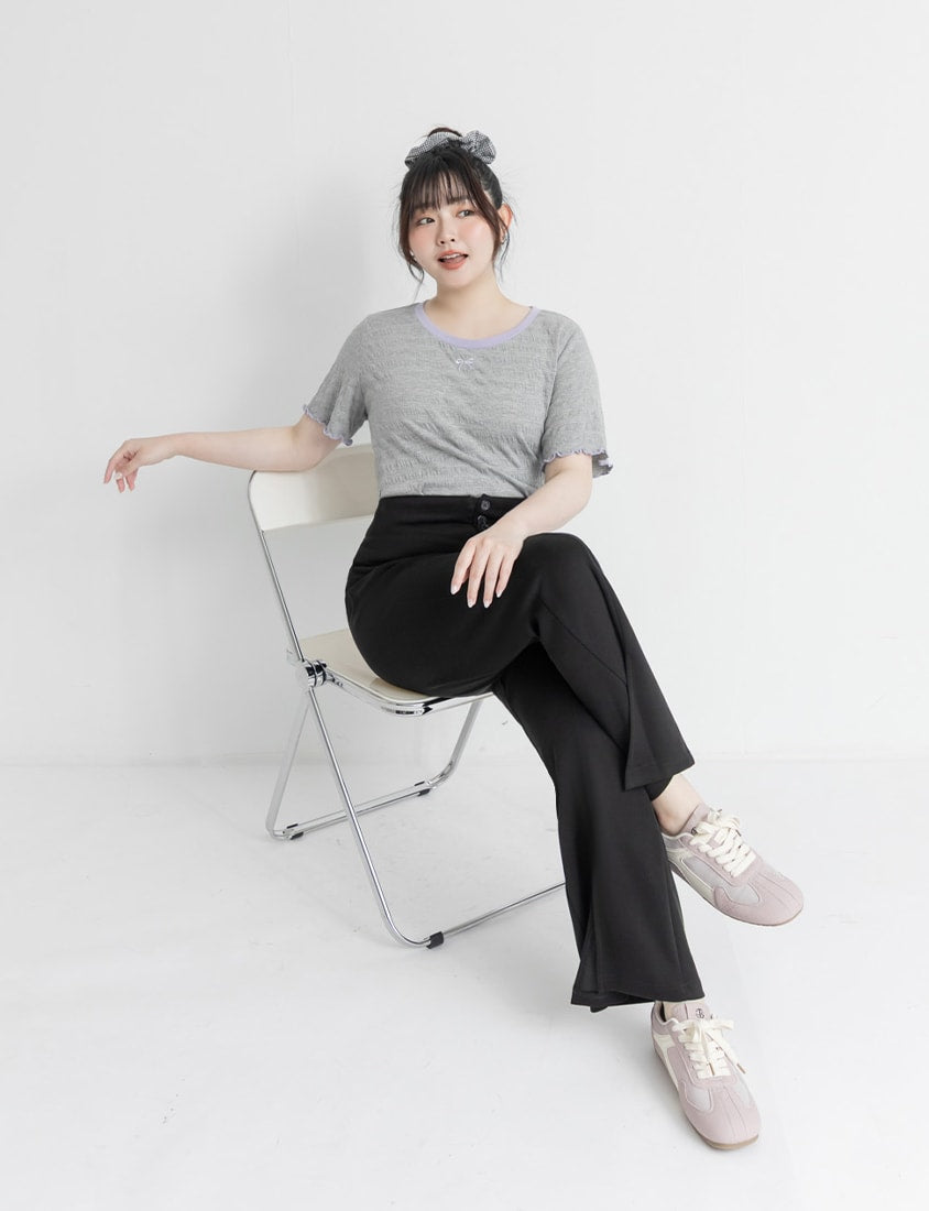 Instant Cool Cloud Cotton Plus Size Flare Pants (Long)