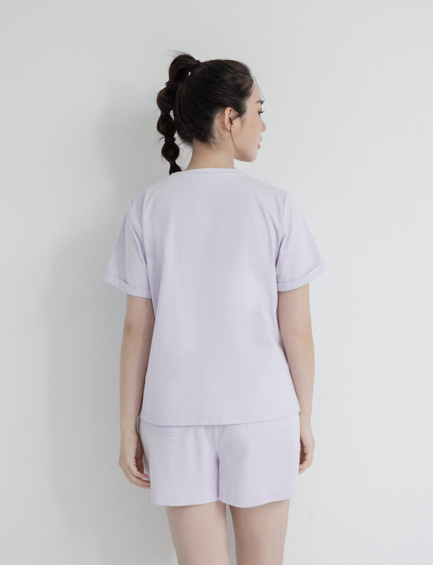 Instant Icy Cooling Sorona Plus Size V-Neck Tee