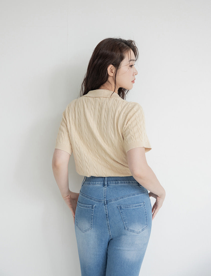 Push-Up High Waist Tummy-Control Plus Size Jeans