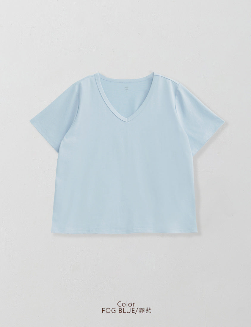Upgraded 2.0! V-Neck Plus Size Slim Tee
