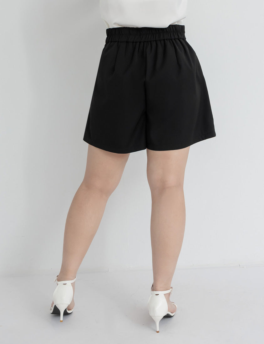 MISS. Elegant Wrinkle-Resistant Pleated Chiffon Plus Size Skirt