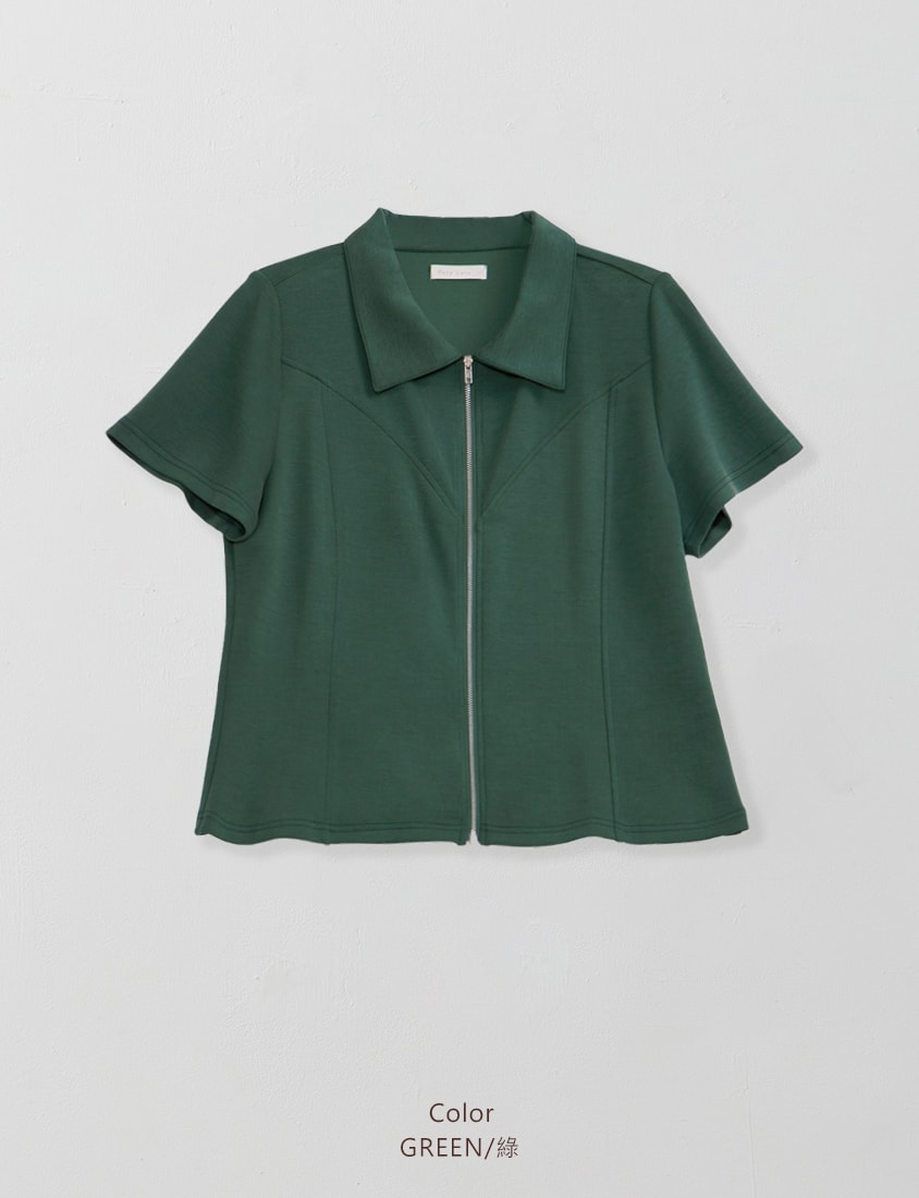 Instant Cool Cloud Cotton Double Zip Plus Size Shirt
