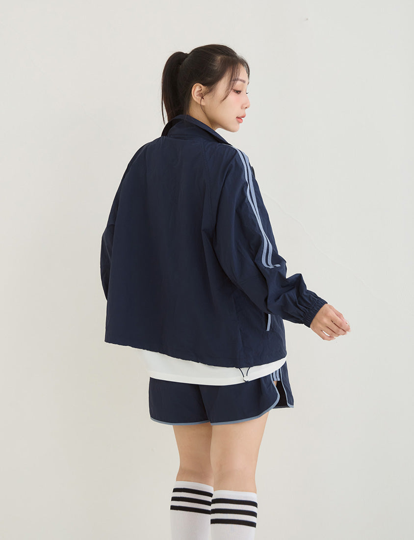 Instant Icy Cooling Contrast Sport Plus Size Jacket