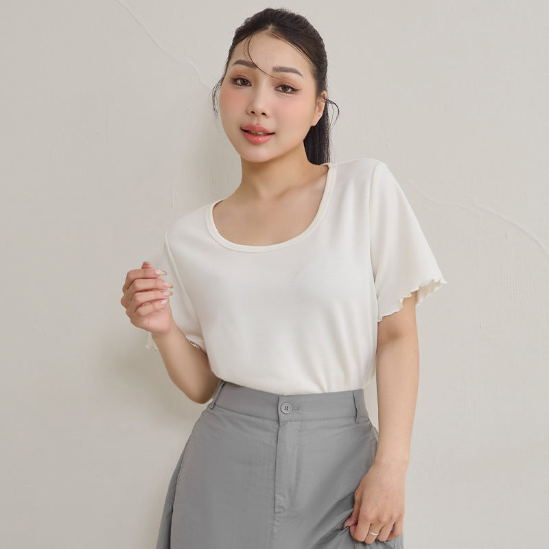 Instant Cool Cloud Cotton Crewneck Plus Size Tee