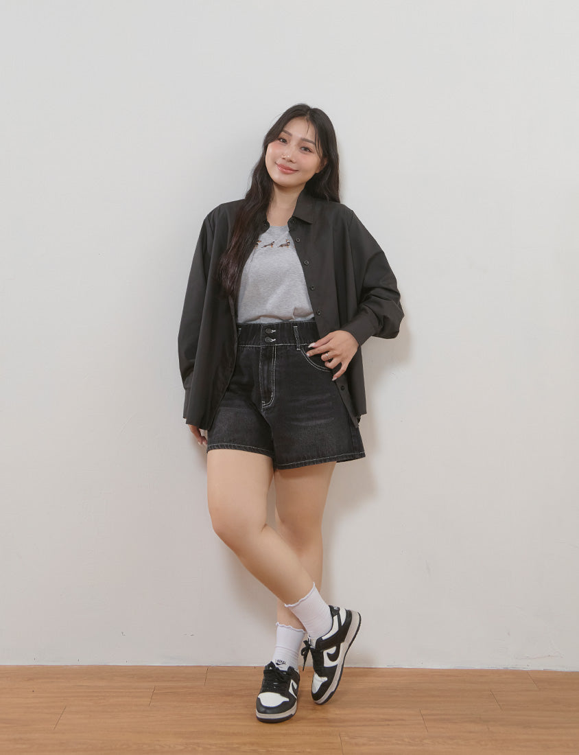 Icy Cooling Minimal Sun Protection Plus Size Shirt