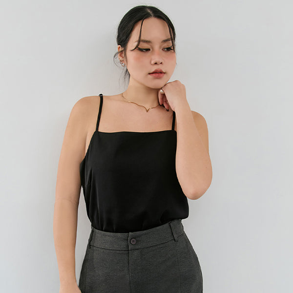 MISS. Minimal Shimmer Plus Size Strap Cami