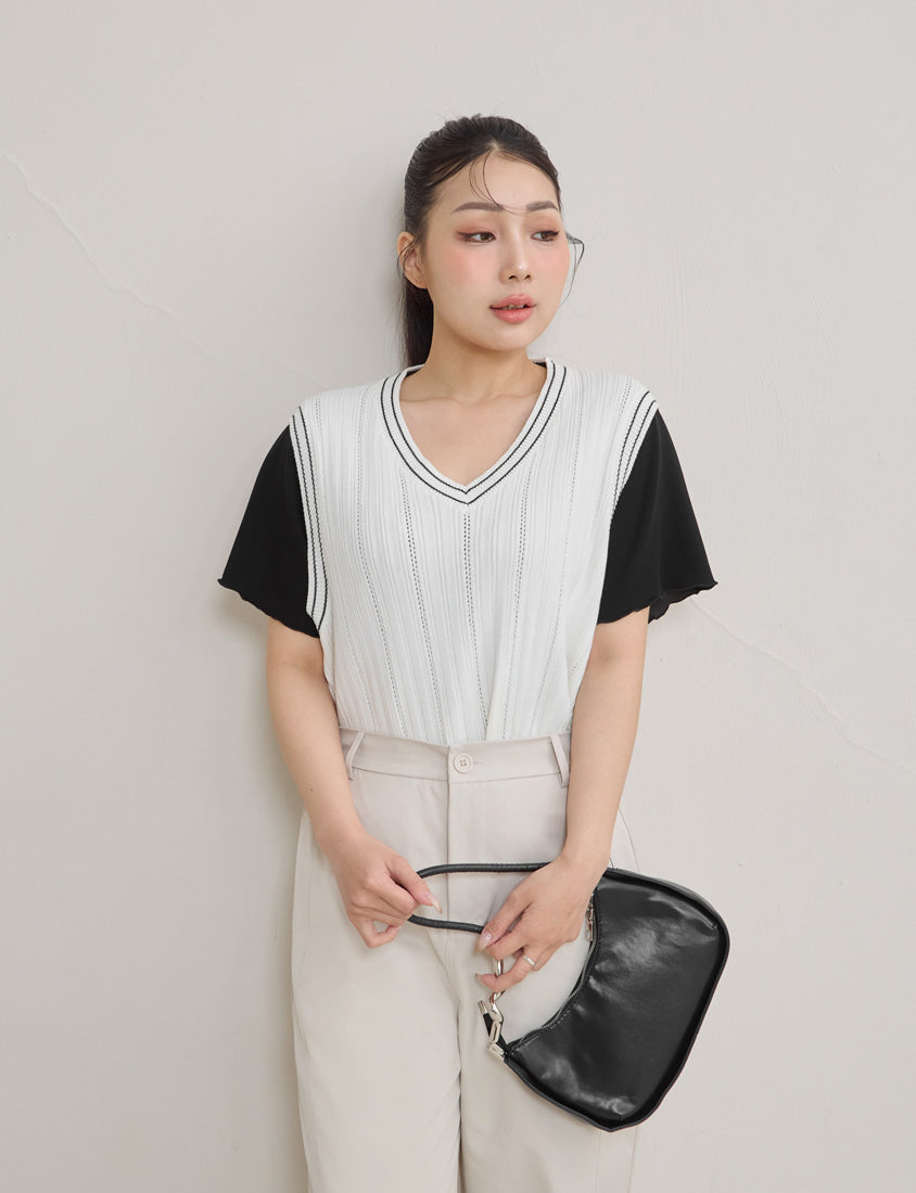 Instant Cool Cloud Cotton V-Neck Plus Size Tee