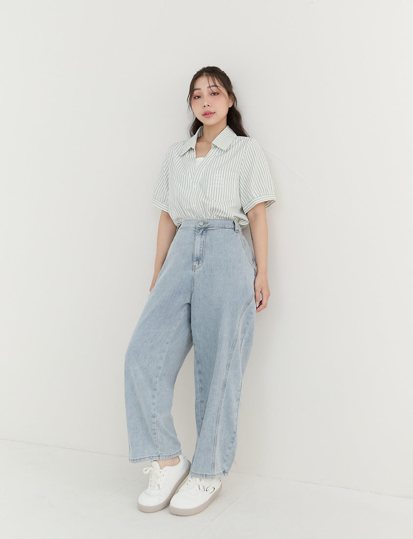 Pear-Shaped Friendly! Perfect Fit Plus Size Curved Leg Jeans