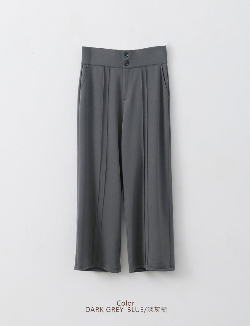 MUA! Cloud Cotton High Waist Double Seam Plus Size Pants