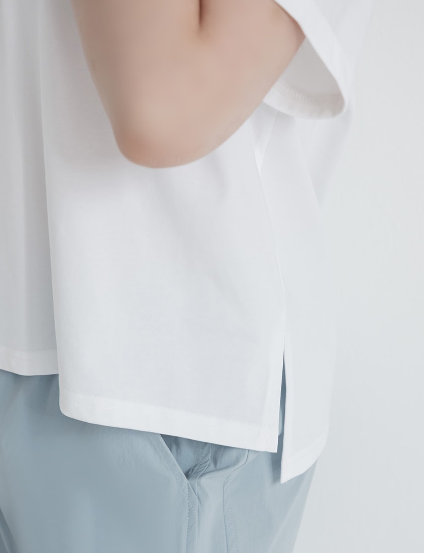 Instant Icy Cooling Sorona Plus Size V-Neck Tee