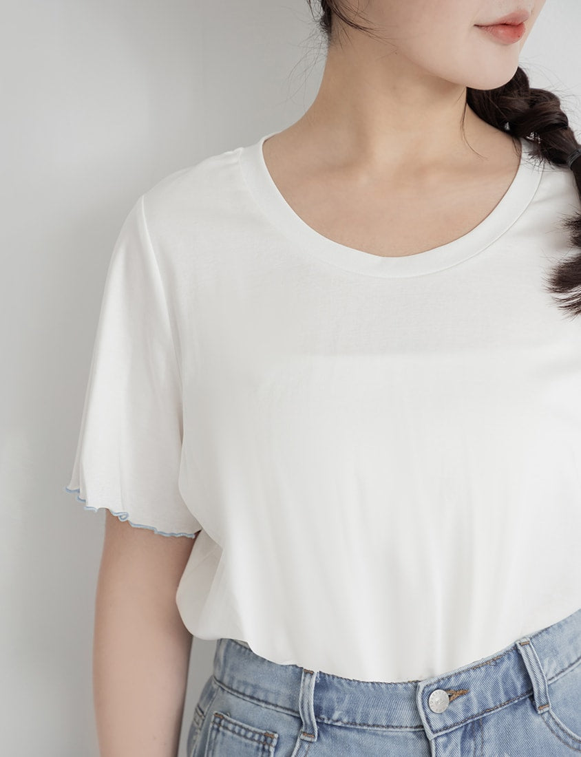 (Crew Neck) Zero Sweat Mark Cooling Plus Size Tee