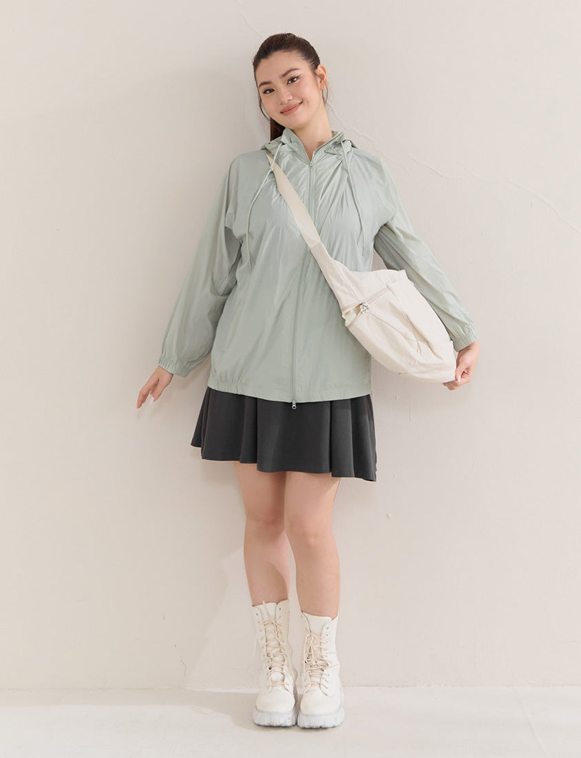 Instant Cooling UV-Protection Oversized Hooded Plus Size Jacket