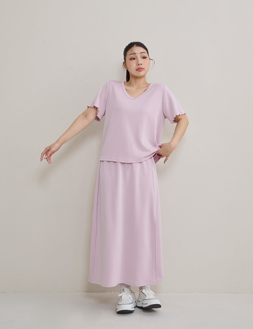Instant Cool Cloud Cotton V-Neck Plus Size Tee
