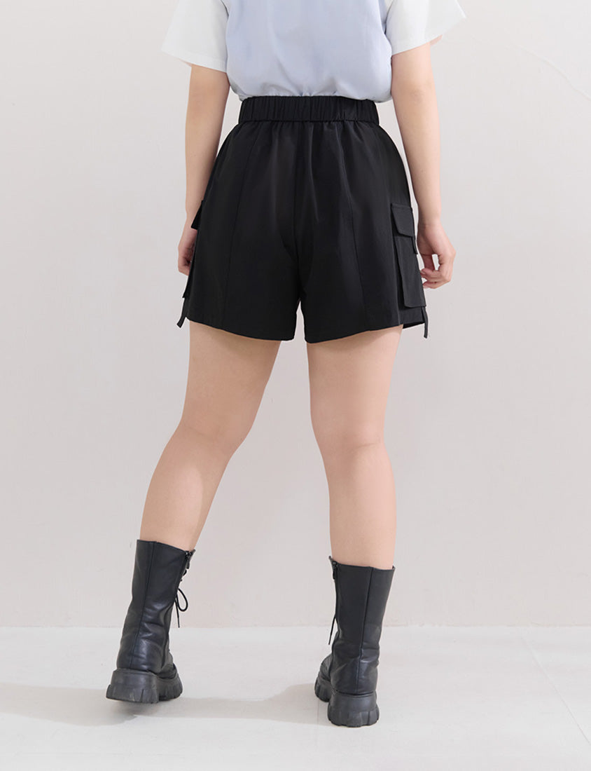 Instant Cooling UV-Protection Stitch Plus Size Utility Shorts