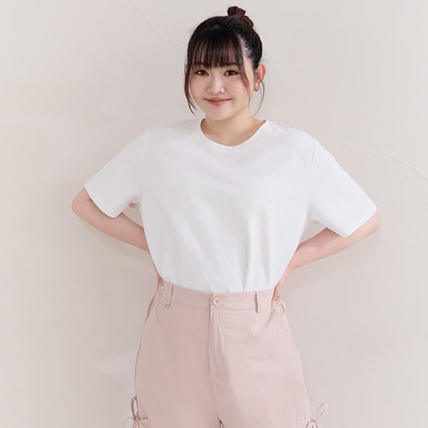Instant Cooling Side Slit Oversized Plus Size Tee