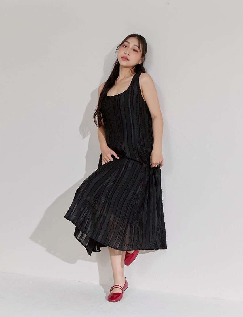 Pear-Shaped Friendly! Perfect Fit Jacquard Elegant Plus Size Maxi Dress
