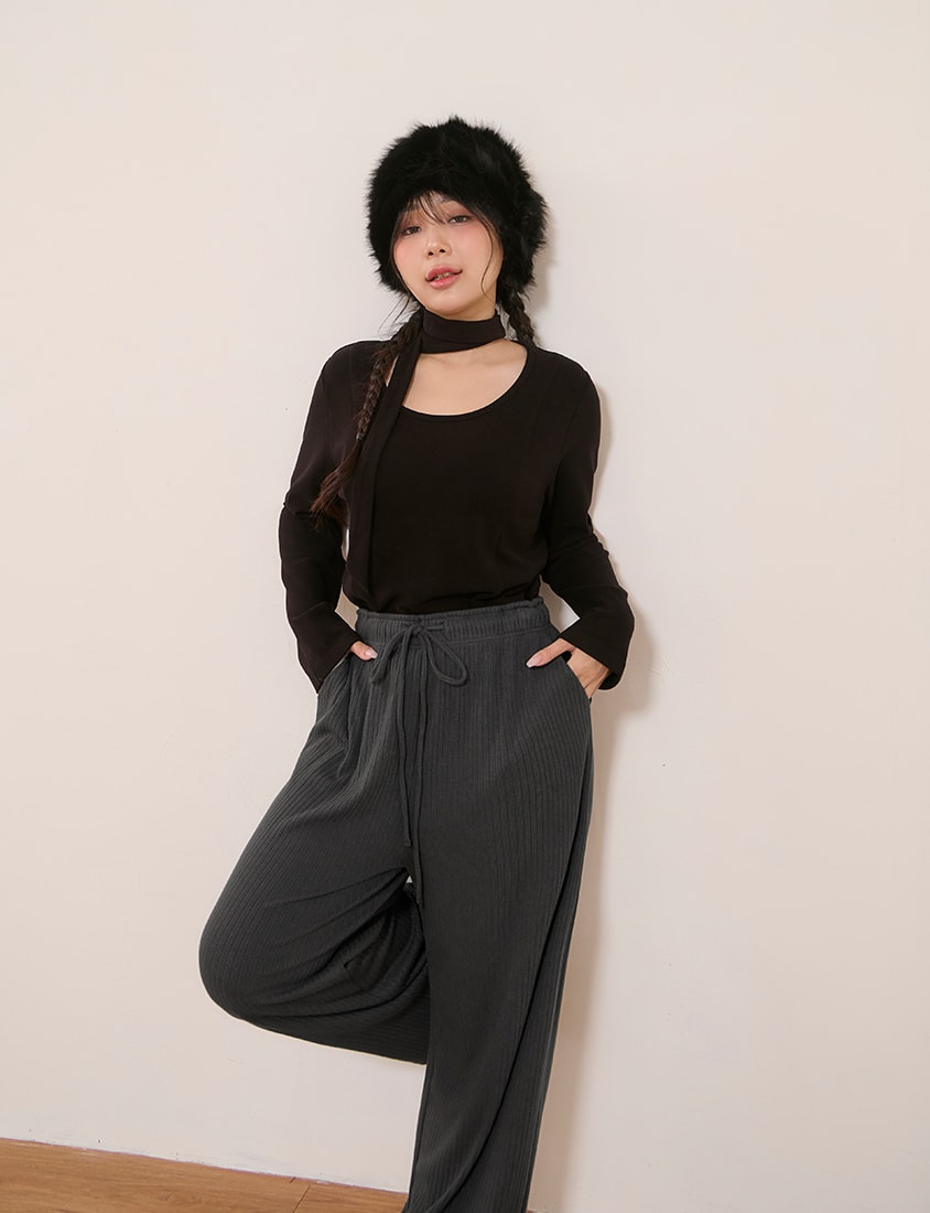 Mochi-Soft Slimming Cashmere Plus Size Long Pants