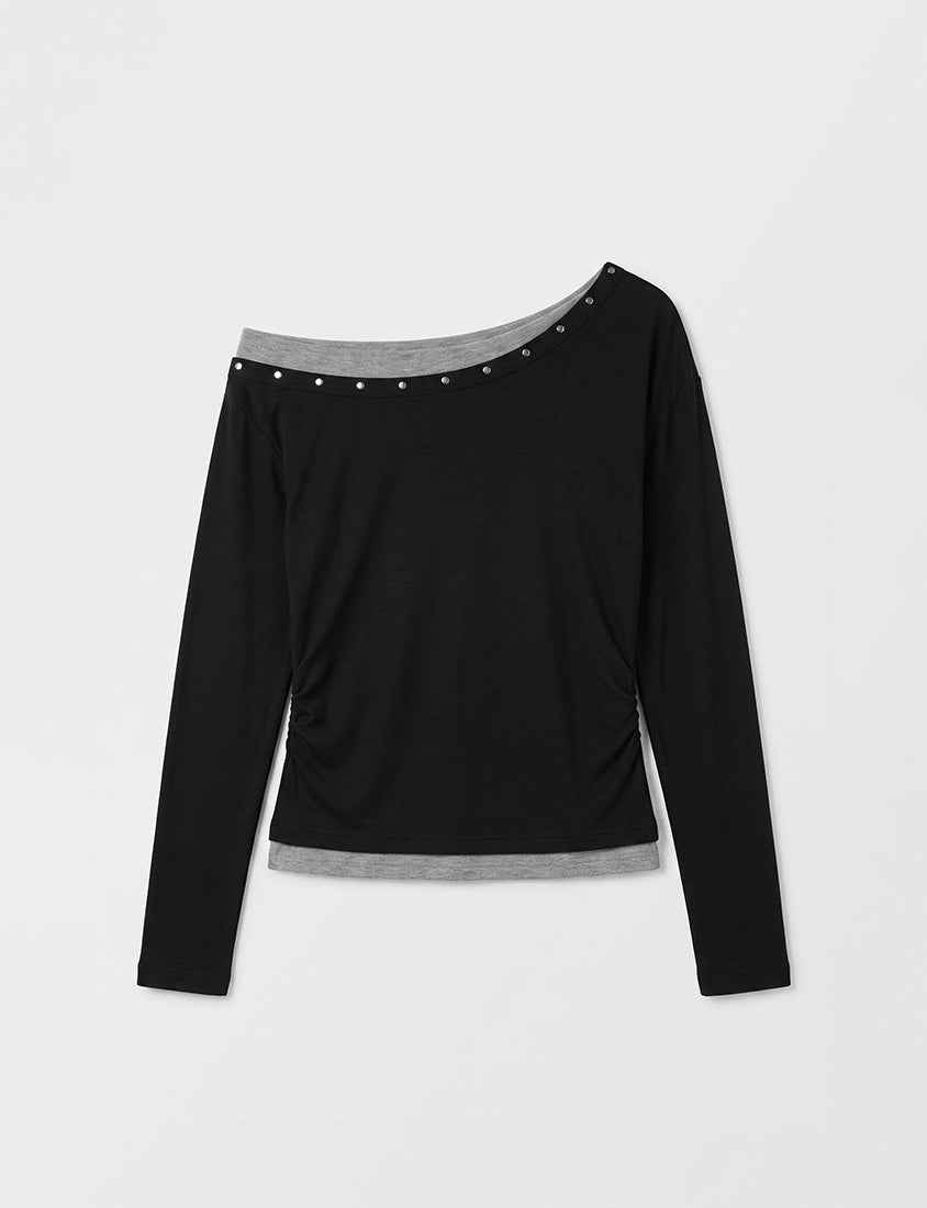 MUA! Sweet & Cool Asymmetrical One-Shoulder Plus Size Top