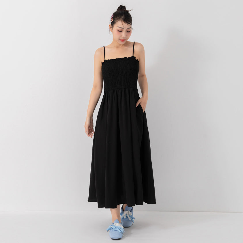 Versatile Adjustable Strap Plus Size Maxi Dress