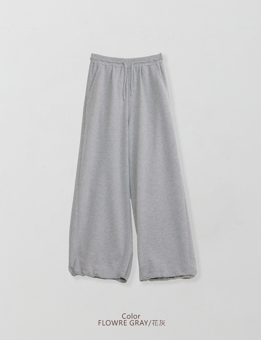 Instant Cool Cloud Cotton Slim Plus Size Curved Pants