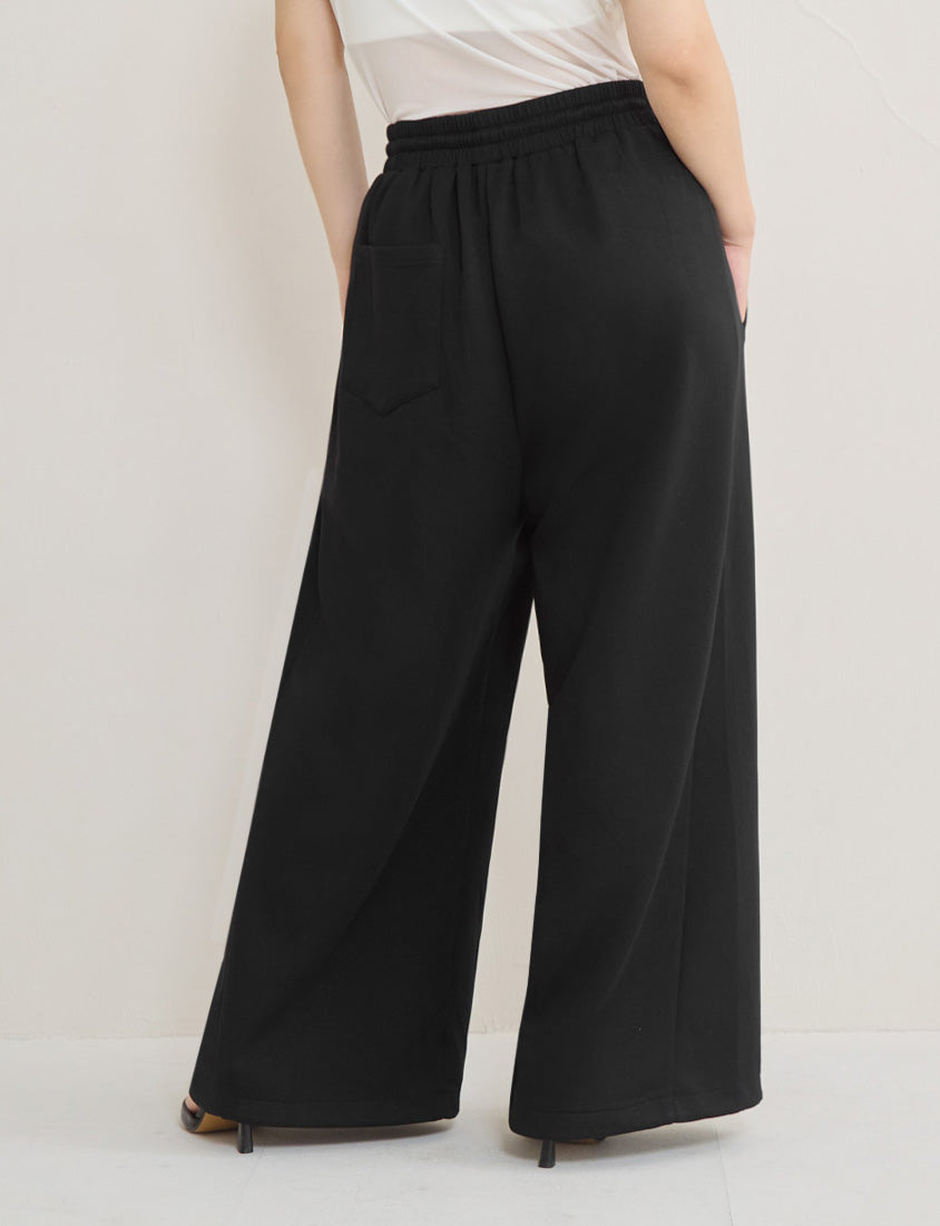 Instant Cool Cloud Cotton Slim Plus Size Curved Pants