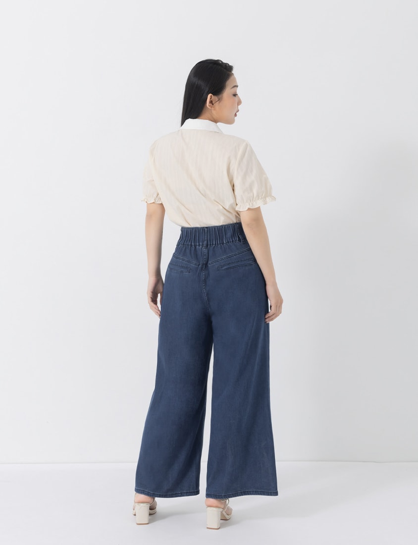 Lightweight Cloud Denim Zero-Restriction Plus Size Jeans (Short)