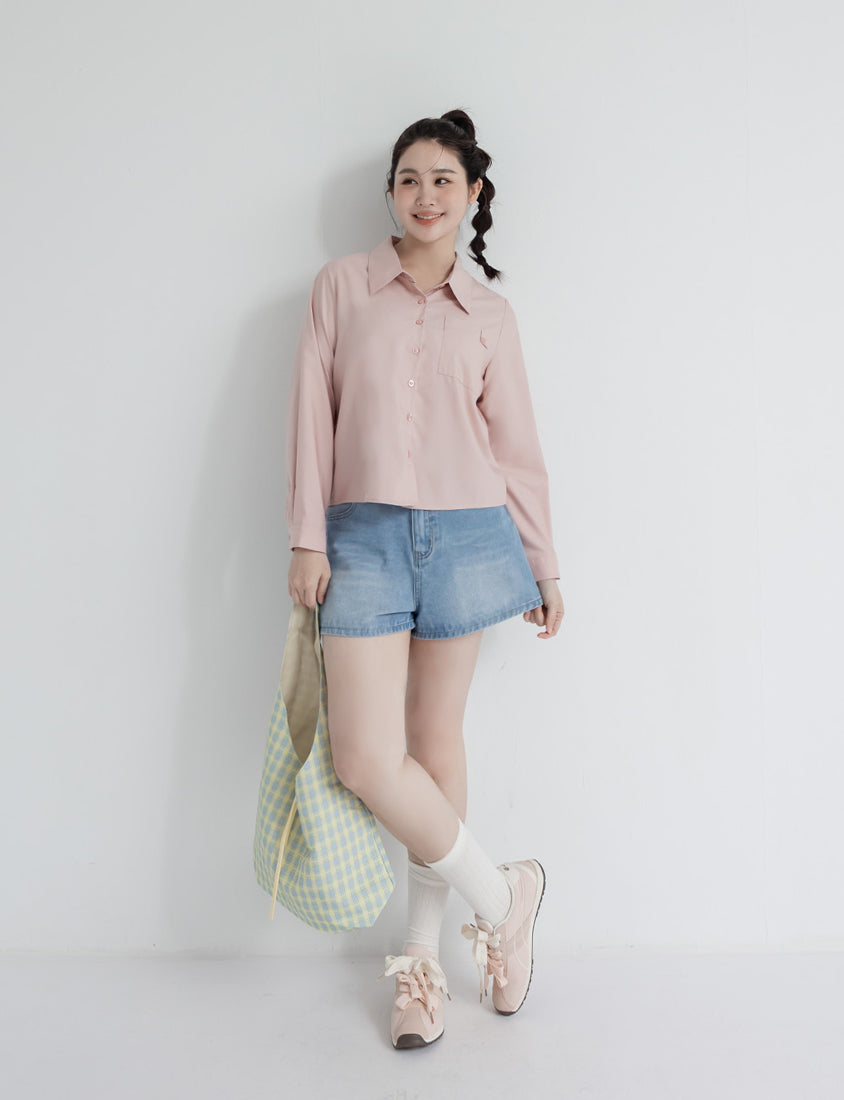 Instant Icy Cooling Cropped Sun Protection Plus Size Shirt