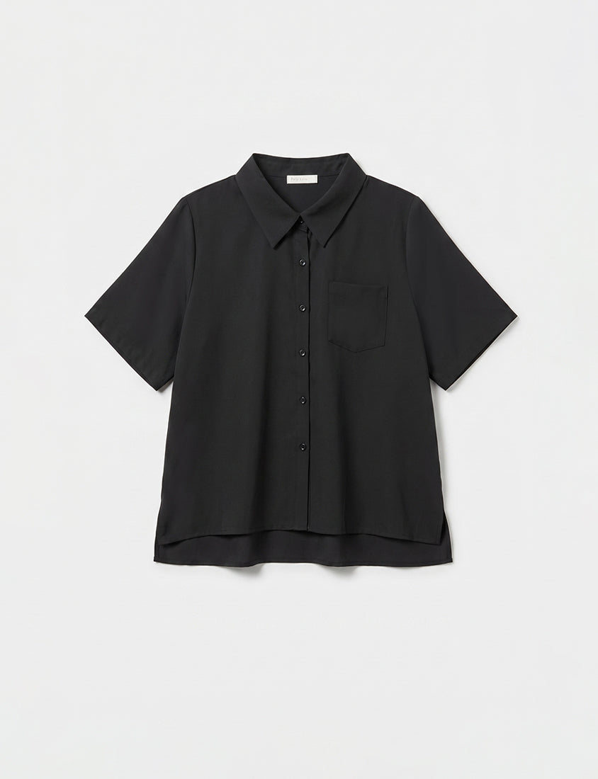 MISS. Silky Cool Classic Morandi Plus Size Shirt