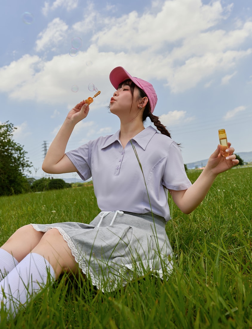Sweet Lace Sporty Pleated Plus Size Mini Skirt