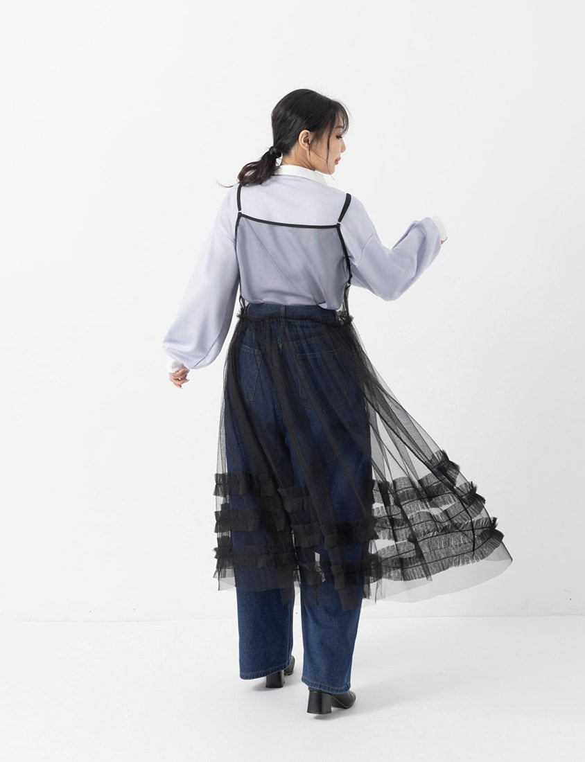 Adjustable Tiered Plus Size Long Vest